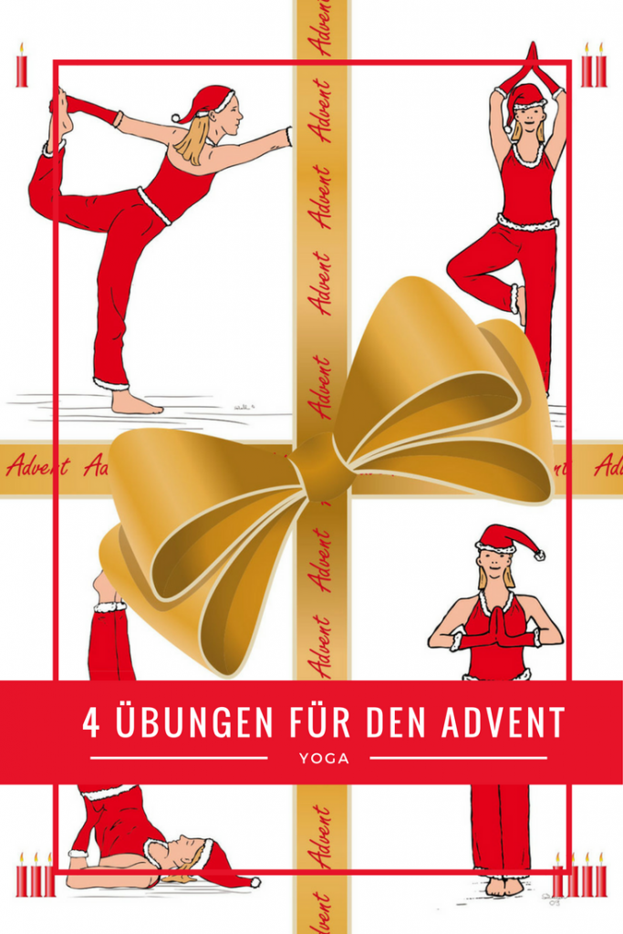 Vier Yoga-Übungen für eine entspannte Weihnachtzeit